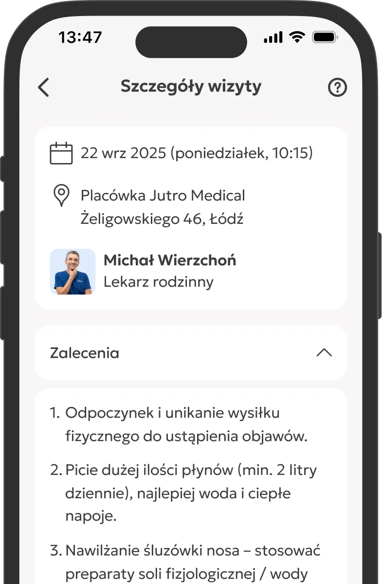 <p><meta charset="utf-8">Zalecenia lekarza? <br>Wróć do&nbsp;nich,&nbsp;<br>kiedy zechcesz</p> image